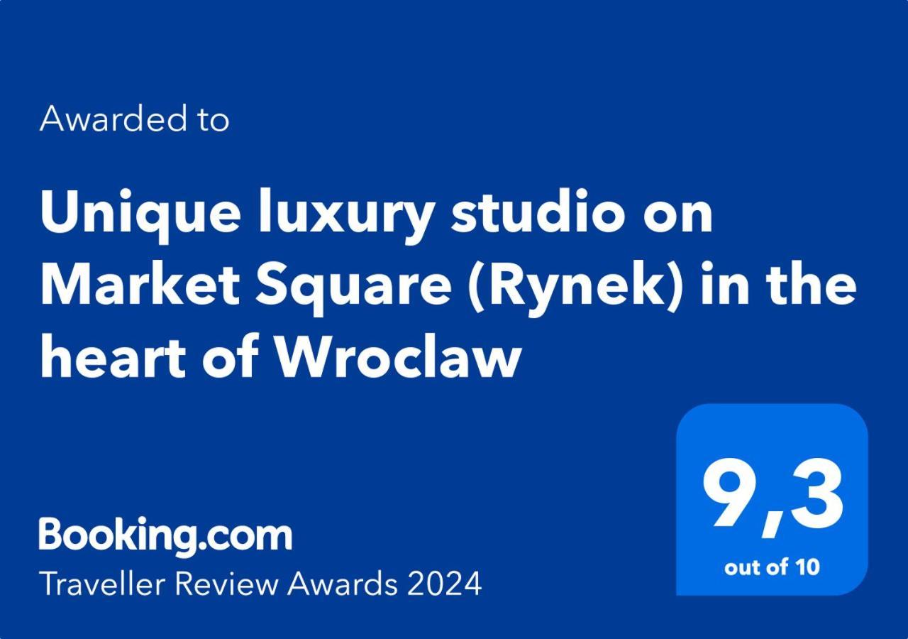 弗罗茨瓦夫Unique Luxury Studio On Market Square公寓 外观 照片